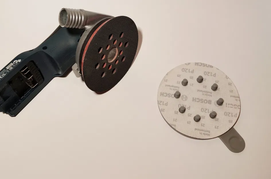 Dụng cụ hỗ trợ căn chỉnh giấy nhám 125mm cho máy chà nhám - Image 1