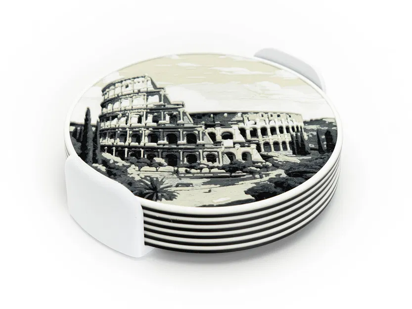 Bộ Đế Lót Ly Chủ Đề Thành Phố (City Coasters) - Image 5