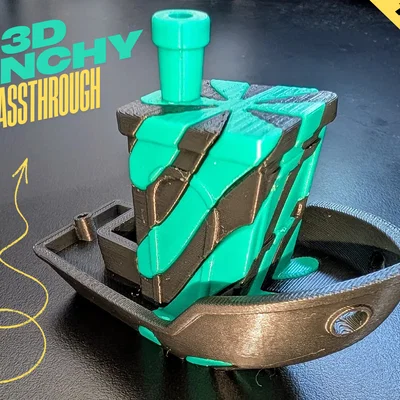 3D Benchy Passthrough HQ - Phiên bản in 3D chất lượng cao