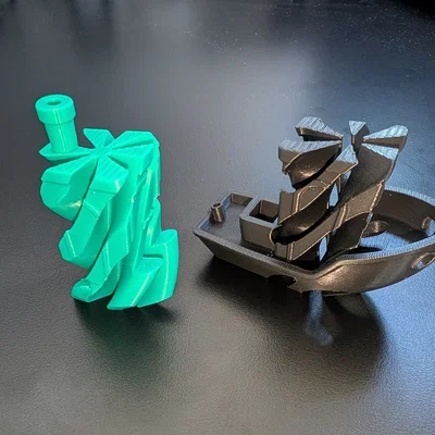 3D Benchy Passthrough HQ - Phiên bản in 3D chất lượng cao