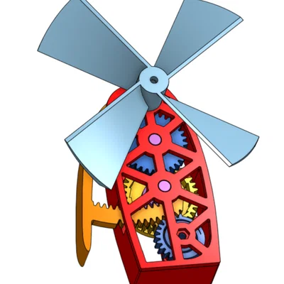 Quạt Bóp Cơ Chế Bánh Cóc (Ratcheting Squeeze Fan)