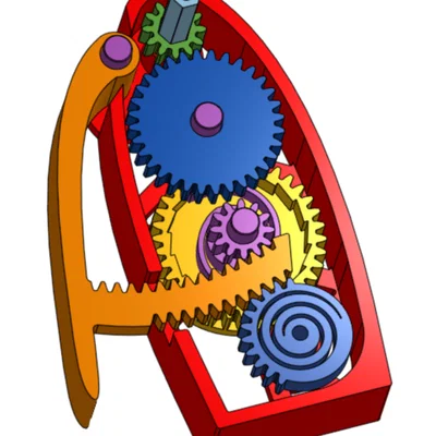 Quạt Bóp Cơ Chế Bánh Cóc (Ratcheting Squeeze Fan)