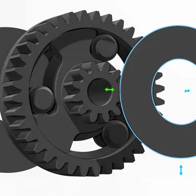 Quạt Squeeze Fan có cơ chế bánh cóc (Bản Remix)