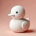 Mô hình chú vịt con đáng yêu (Cute Duck) in 3D dễ thương - Thumbnail 1