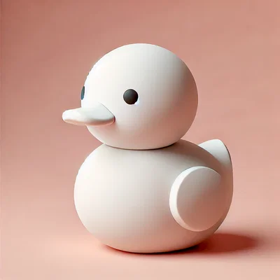 Mô hình chú vịt con đáng yêu (Cute Duck) in 3D dễ thương