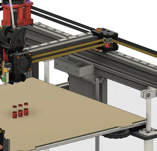 Bộ Vệ Sinh Đầu Phun Ender 5 Plus: Thùng Chứa Nhựa, Bàn Chải và Cần Gạt - Image 3