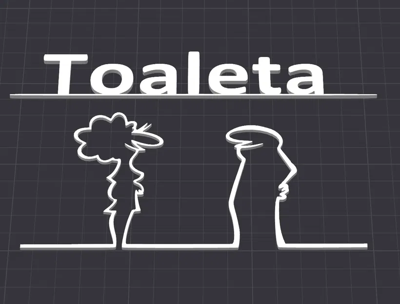 Bảng treo cửa nhà vệ sinh hình nhân vật La Linea (Balum Balum) độc đáo - Image 6