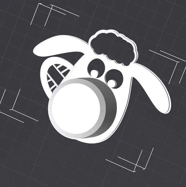 Giá đỡ giấy vệ sinh hình cừu Shaun đáng yêu (3D Printed) - Image 4