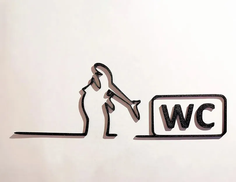 Móc treo cửa WC hình nhân vật La Linea (Balum Balum) kinh điển - Image 1