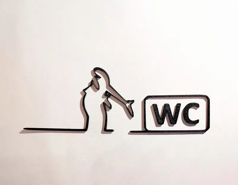 Móc treo cửa WC hình nhân vật La Linea (Balum Balum) kinh điển - Image 2