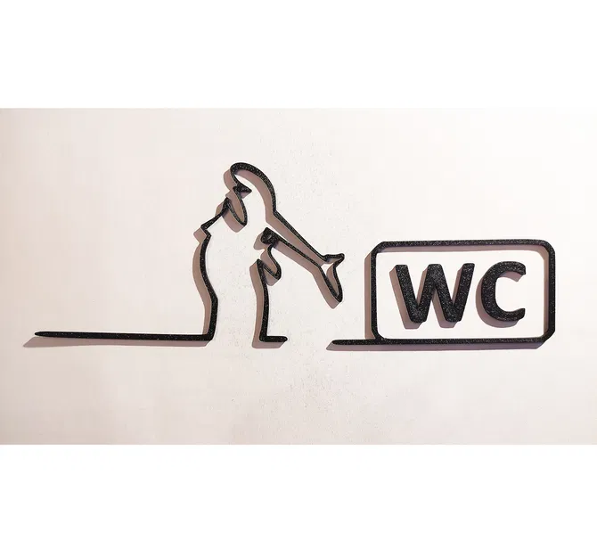 Móc treo cửa WC hình nhân vật La Linea (Balum Balum) kinh điển - Image 3