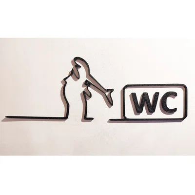 Móc treo cửa WC hình nhân vật La Linea (Balum Balum) kinh điển