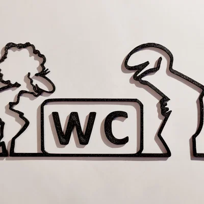 Móc treo cửa WC lấy cảm hứng từ nhân vật hoạt hình kinh điển La Linea (Balum Balum)