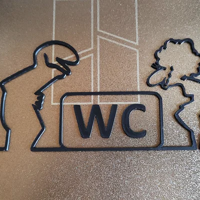 Móc treo cửa WC lấy cảm hứng từ nhân vật hoạt hình kinh điển La Linea (Balum Balum)