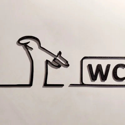 Móc treo cửa WC lấy cảm hứng từ nhân vật hoạt hình kinh điển La Linea (Balum Balum)
