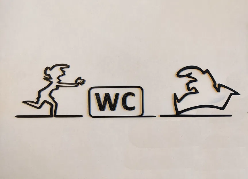 Móc treo cửa WC hình nhân vật La Linea (Balum Balum) kinh điển - Image 1