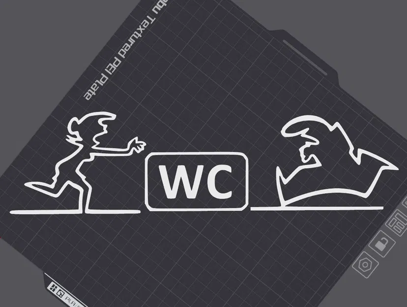 Móc treo cửa WC hình nhân vật La Linea (Balum Balum) kinh điển - Image 2