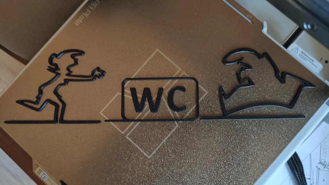 Móc treo cửa WC hình nhân vật La Linea (Balum Balum) kinh điển - Image 3