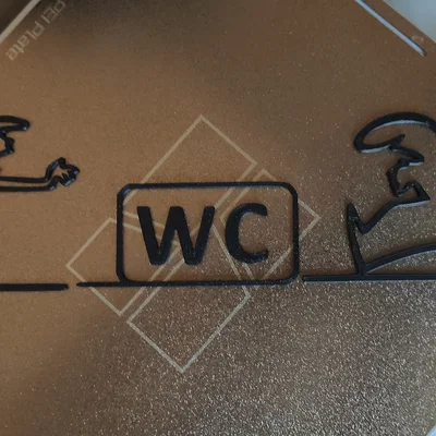 Móc treo cửa WC hình nhân vật La Linea (Balum Balum) kinh điển