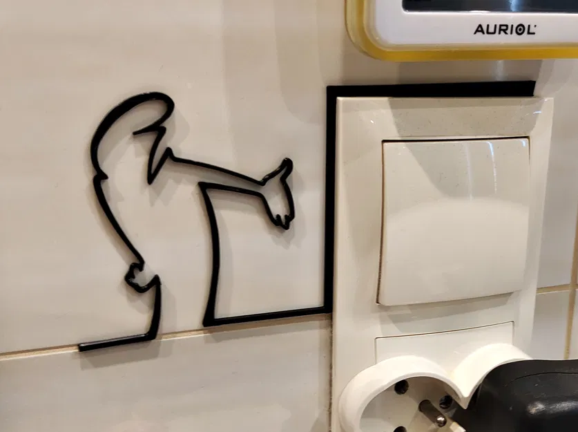 Mô hình công tắc đèn hài hước – Lấy cảm hứng từ "La Linea Balum Balum" - Image 1