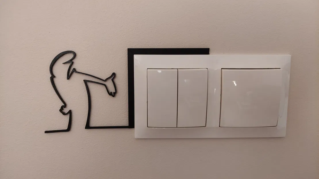 Mô hình công tắc đèn hài hước – Lấy cảm hứng từ "La Linea Balum Balum" - Image 2