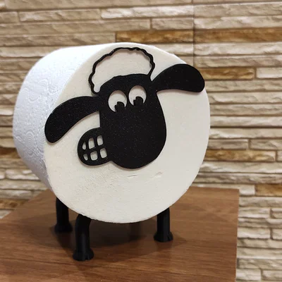 Giá treo giấy vệ sinh hình cừu Shaun v4