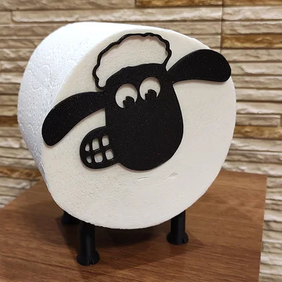 Giá treo giấy vệ sinh hình cừu Shaun v4