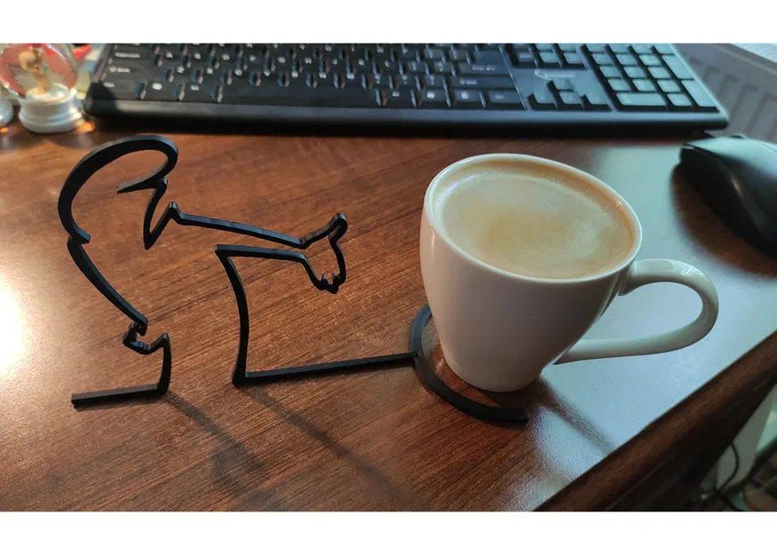 La Linea - Nụ cười chào buổi sáng | Món đồ trang trí cà phê đầy thú vị - Image 1