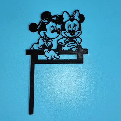 Nắp che công tắc đèn trang trí – Mickey và Minnie Mouse