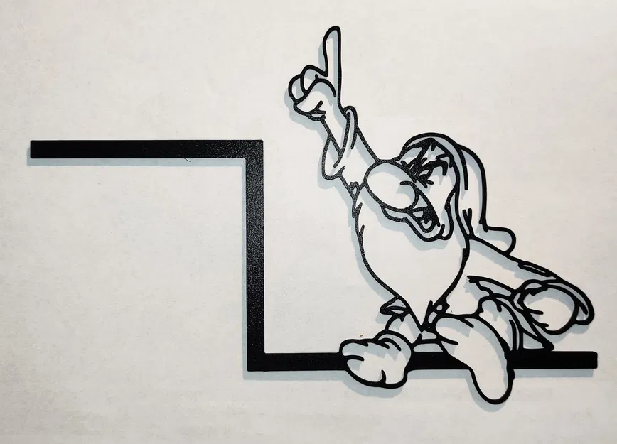 Chú lùn Grumpy Gnome – Trang trí ổ cắm điện và công tắc đèn - Image 3