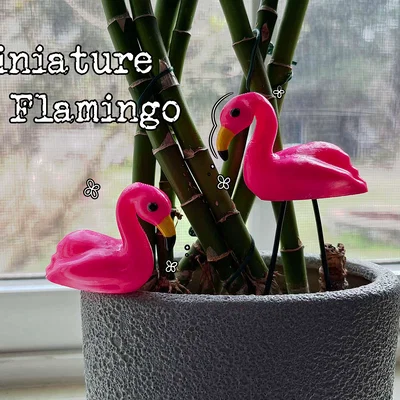 Mô hình Hồng hạc Mini (Miniature Flamingo)