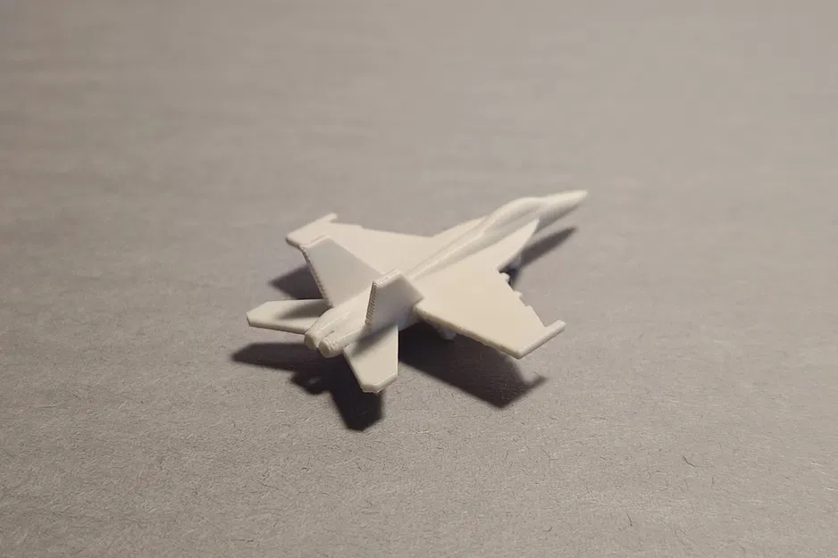 Mô hình tiêm kích siêu nhỏ F/A-18 E/F Super Hornet in nguyên khối (print-in-place) - Image 2