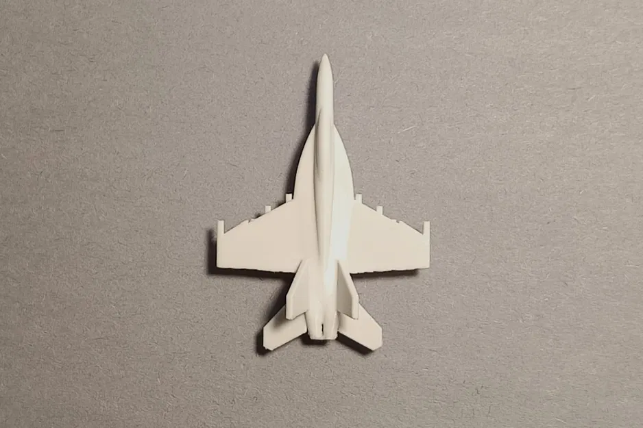 Mô hình tiêm kích siêu nhỏ F/A-18 E/F Super Hornet in nguyên khối (print-in-place) - Image 3