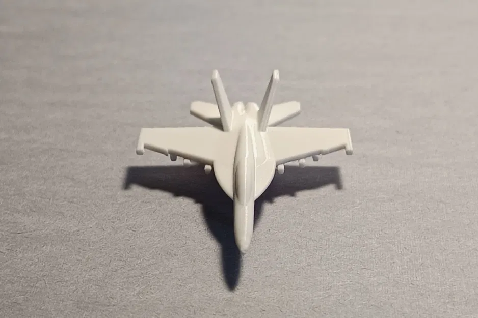 Mô hình tiêm kích siêu nhỏ F/A-18 E/F Super Hornet in nguyên khối (print-in-place) - Image 4