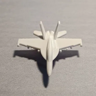 Mô hình tiêm kích siêu nhỏ F/A-18 E/F Super Hornet in nguyên khối (print-in-place)