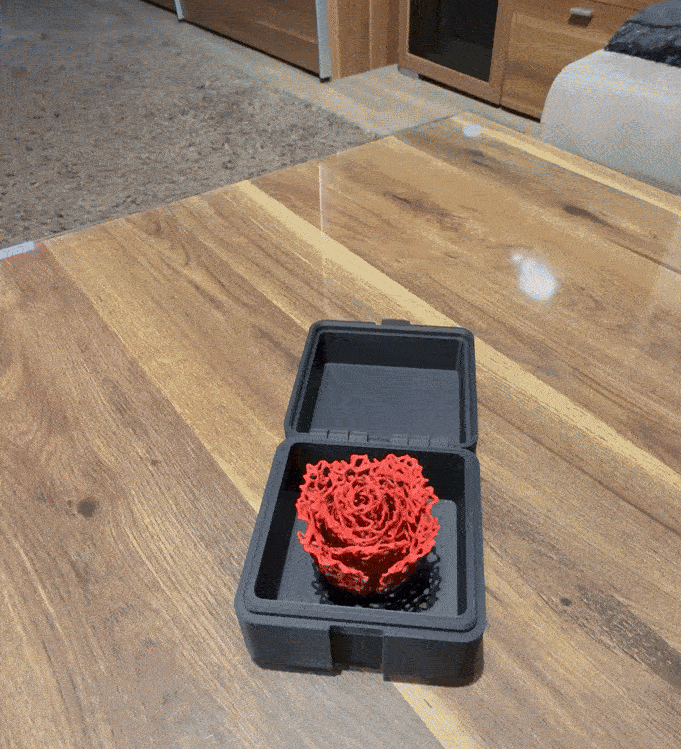 HOA VĨNH CỬU TRONG HỘP / HỘP IN NGUYÊN KHỐI (PRINT IN PLACE) - Image 2