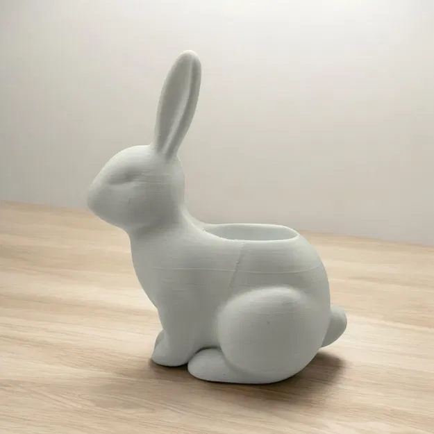 Chậu Cây Hình Thỏ Đáng Yêu – Lọ Hoa & Chậu Trang Trí Độc Đáo - Image 2