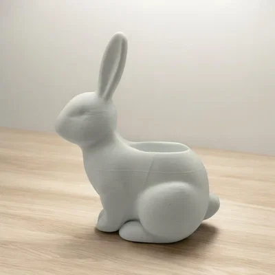 Chậu Cây Hình Thỏ Đáng Yêu – Lọ Hoa & Chậu Trang Trí Độc Đáo