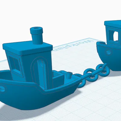 Train/Chain Benchy (Mẫu Benchy biến tấu thành đồ chơi Fidget)