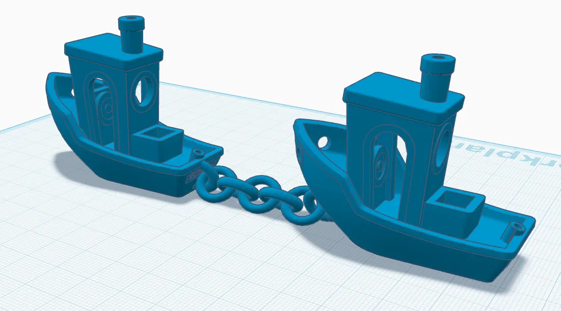 Train/Chain Benchy (Mẫu Benchy biến tấu thành đồ chơi Fidget) - Image 2
