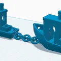 Train/Chain Benchy (Mẫu Benchy biến tấu thành đồ chơi Fidget) - Thumbnail 2