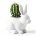 Chậu Cây Hình Thỏ – Bình Hoa & Vật Phẩm Trang Trí Độc Đáo - Thumbnail 1
