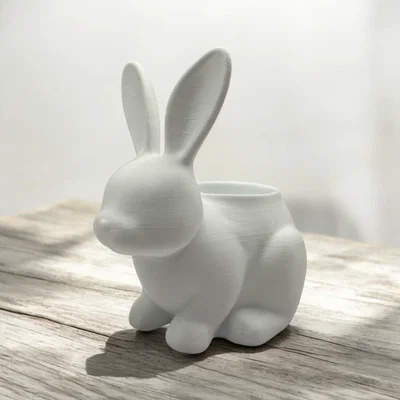 Chậu Cây Hình Thỏ – Bình Hoa & Vật Phẩm Trang Trí Độc Đáo