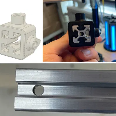 Bộ dưỡng khoan cho thanh nhôm định hình 2020