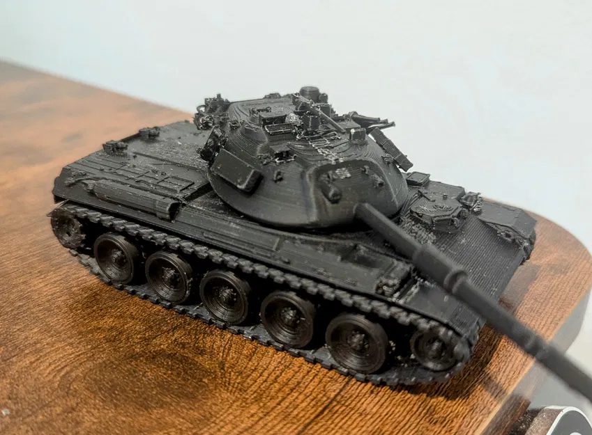 Mô hình xe tăng Type-74 với tháp pháo xoay được - Image 1