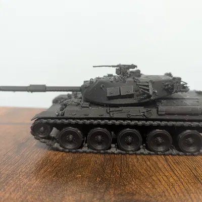 Mô hình xe tăng Type-74 với tháp pháo xoay được