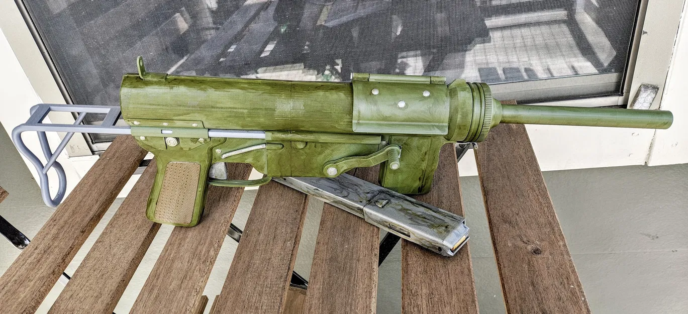 Mô hình Prop/Fidget súng M3 Grease Gun - Image 1