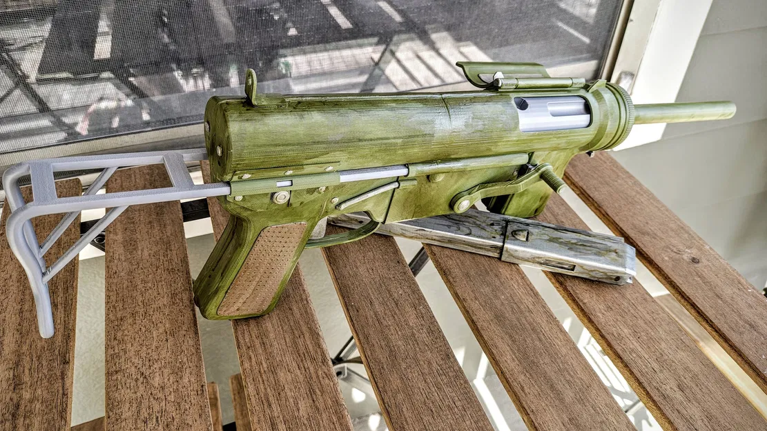 Mô hình Prop/Fidget súng M3 Grease Gun - Image 3