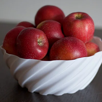 Mẫu Tô Xoắn Spiral Bowl, Tô Đựng Trái Cây