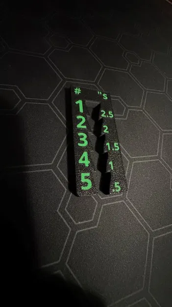 Dụng cụ căn chỉnh độ cao Golf Tee (đơn vị inch) - Image 1